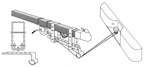 Patent drawing - bumper hitch
