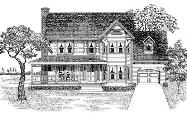 Spec House - from blueprint elevations